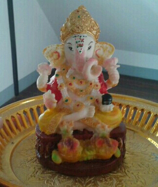เทพเจ้าแห่งความสมเร็จ พระพิฆเนศ ขนาดบูชา