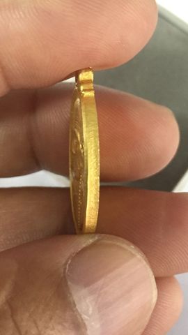 หลวงปู่หมุน ฐิตสีโล เล็กหน้าใหญ่กะไหล่ทอง ตอกโค๊ต