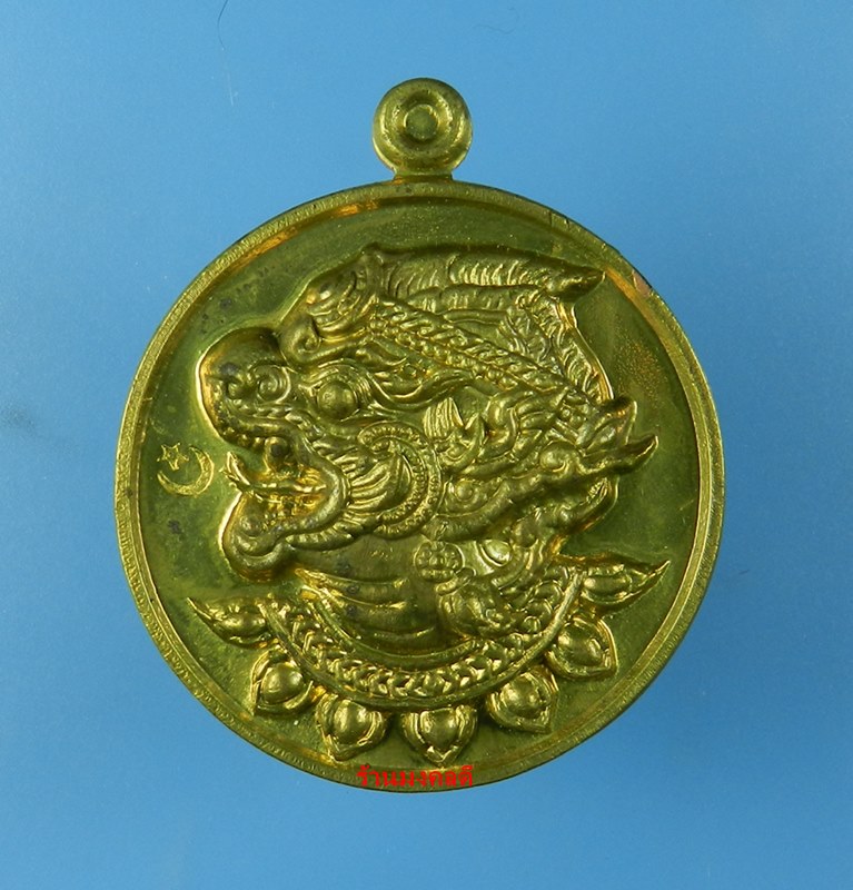 เหรียญหนุมานปราบไตรจักร หลวงพ่อสาคร วัดหนองกรับ จ.ระยอง ปี55 เนื้อใบพัดเรือ No.531