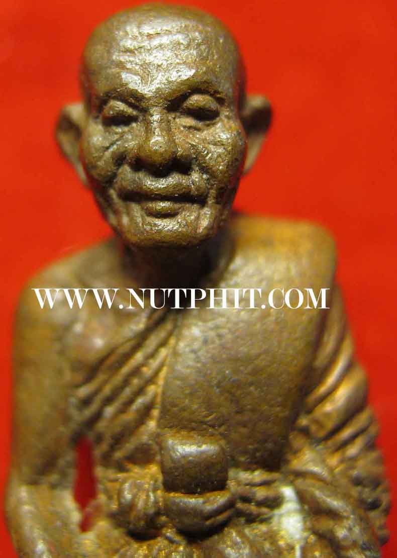 รูปหล่อรุ่นแรก หลวงพ่อตัด วัดท่าโบสถ์ ชัยนาท พ.ศ.๒๕๑๕+บัตรรับรองพระแท้*248