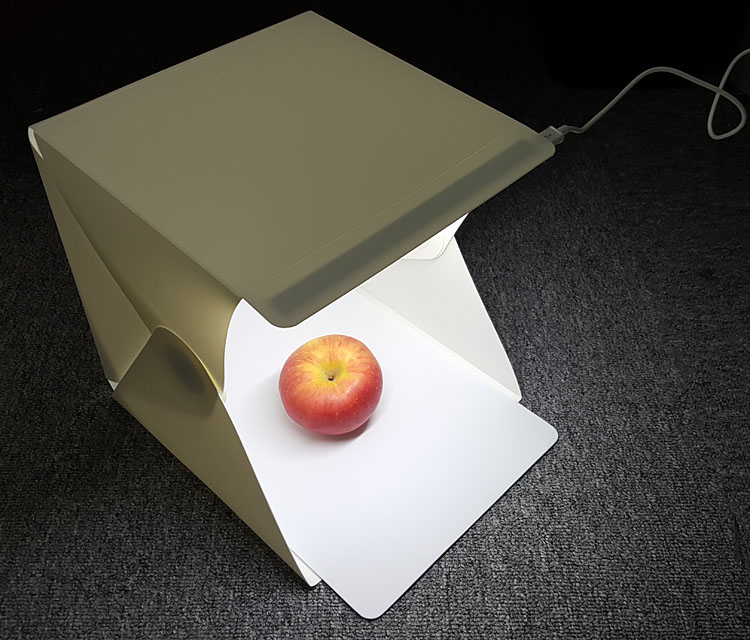 studio ling box led กล่องถ่ายภาพ สินค้า พร้อมไฟ led ขนาด 9 นิ้ว เคาะเดียว