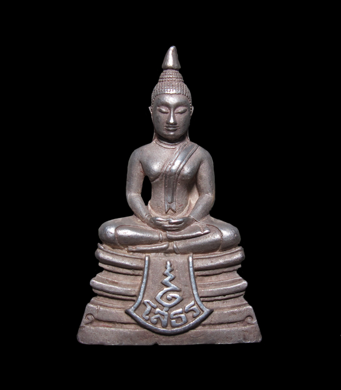 เคาะแรก พระพุทธโสธร รุ่น 80 ปี กรมตำรวจ เนื้อเงินขัดเงาบางส่วน หมายเลข 440988 พร้อมกล่องเดิม