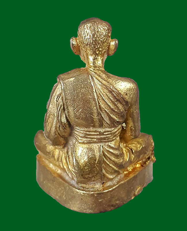  รูปหล่อลอยองค์ รุ่นพิเศษ หลวงพ่อไสว วัดปรีดาราม จ.นครปฐม ปี2538 เนื้อทองเหลือง