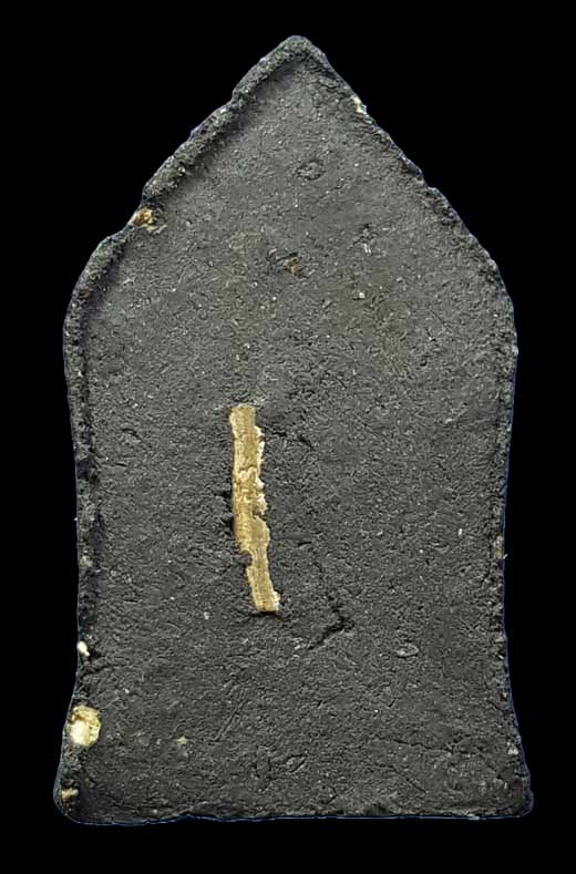 พระขุนแผนทรงพลเล็ก ด้านหลังฝังตะกรุดเงิน 1 ดอก เนื้อผงยาจินดามณี ออกวัดซับลำใย ปี2542 (3)