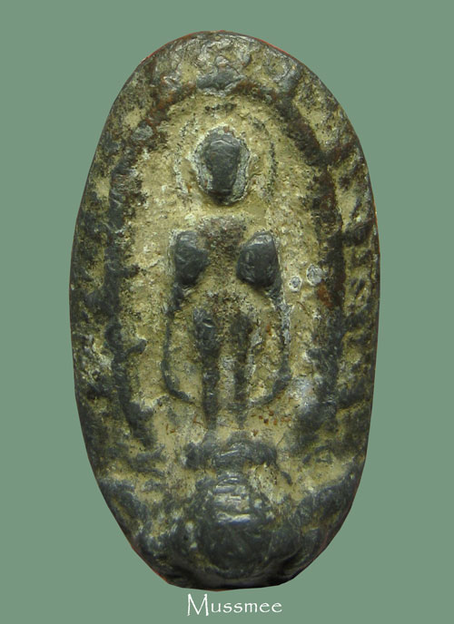 พระ ร่วงยืนเหยียบหัวจ้าวพยัคฆา กรุเจดีย์ 5 ยอด วัดห้วยเสือ หลวงปูศุขปลุกเสก ปี 2464 ### เคาะเดียว #