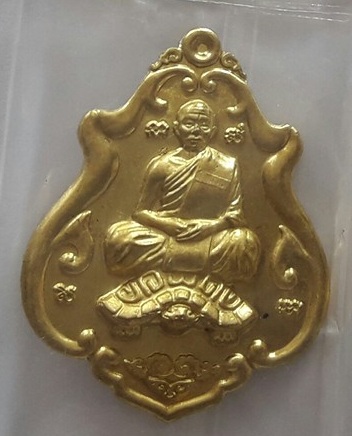 เหรียญขี่เต่ารุ่นแรก(แจกกรรมการ)หลวงพ่อสาคร วัดหนองกรับ จ.ระยอง ปี 52 สร้าง 1999 องค์ (5 )