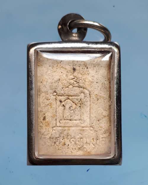 @ พระผงสี่หลี่ยมรูปเหมือนหลังยันต์นะ ปี2535 หลวงปู่โต๊ะ วัดประดู่ฉิมพลี @