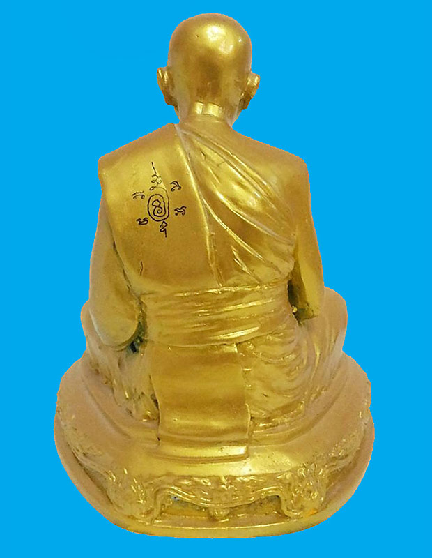 พระบูชารูปเหมือน 5 นิ้ว รุ่นแรก หลวงพ่อแถม วัดช้างแทงกระจาด จ.เพชรบุรี ปี2554