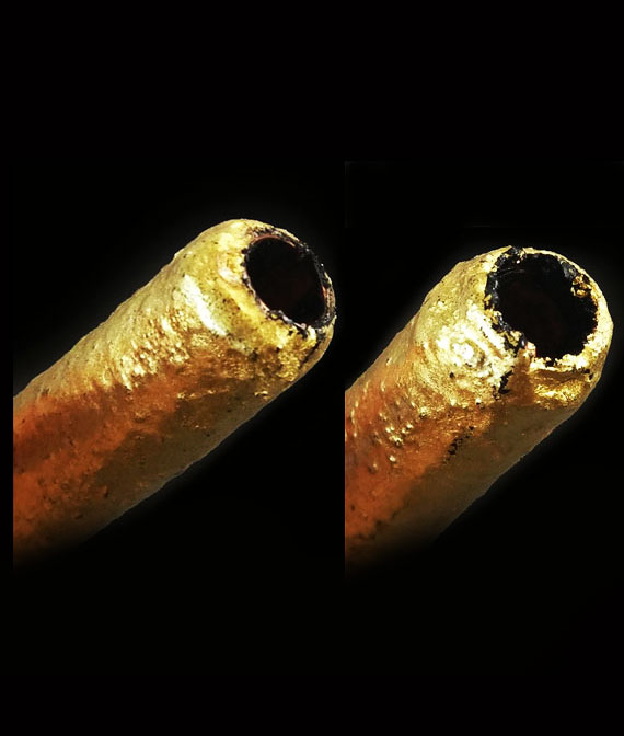 เคาะเดียว ตะกรุดพระลักษณ์หน้าทอง หลวงปู่หมุน วัดบ้านจาน รุ่นแม่ทัพ ปี 2544 สวย เดิม