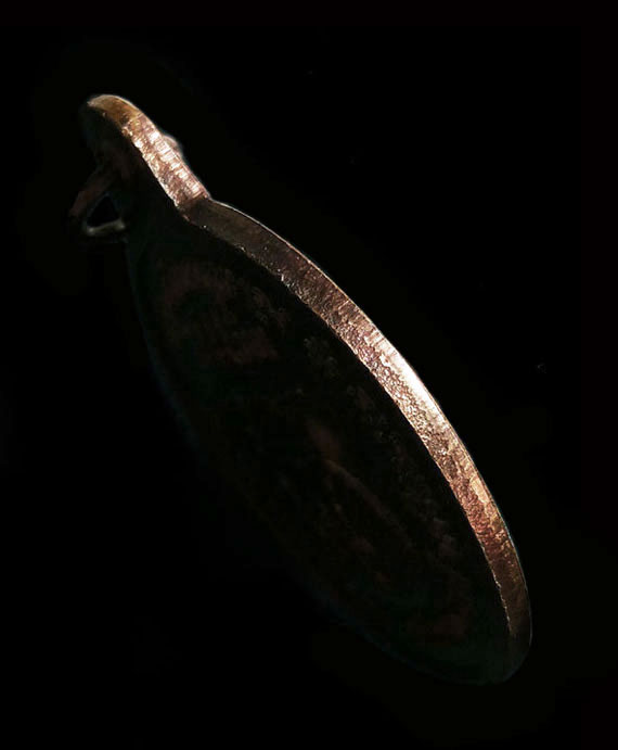 เคาะเดียวแบ่ง เหรียญหมุนเงินหมุนทอง หลวงปู่หมุน ประคำ18เม็ดบล็อกบาง ผิวรุ้งๆ ปรอทเดิม