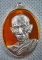 หลวงพ่อรวย วัดตะโก เหรียญเนื้ออัลปาก้าลงยาส้มหลังตะกรุดเงินรุ่นรวยคูณทองพร้อมกล่องครับ