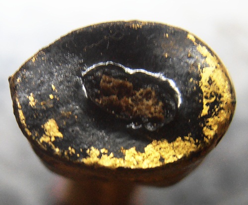 พระอุปคุตเนื้อผงลงทองก้นอุด วัดชนะสงคราม สวยๆครับ