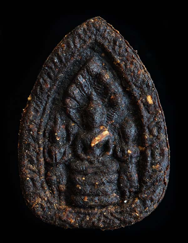 ***พระตรีกายเนื้อว่าน หลวงปู่แก้ว วัดละหา รไร่ จ.ระยอง ปี2519 เนื้อแก่น้ำมันงาพระเจ้าตากสิน...