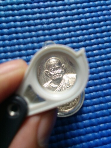 เหรียญหลวงปู่คร่ำ วัดวังหว้า ระยอง รุ่น49.36 เนื้อเงิน ตอกโค๊ต ตอกหมายเลข ชัดเจน สภาพสวย