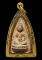 พระพุทโธน้อยคุณแม่บุญเรือน ปี2494 เนื้อดิน วัดอาวุธ กรุงเทพฯ พระประกวดติดรางวัลที่ 2 พร้อมเลี่ยมทองแ