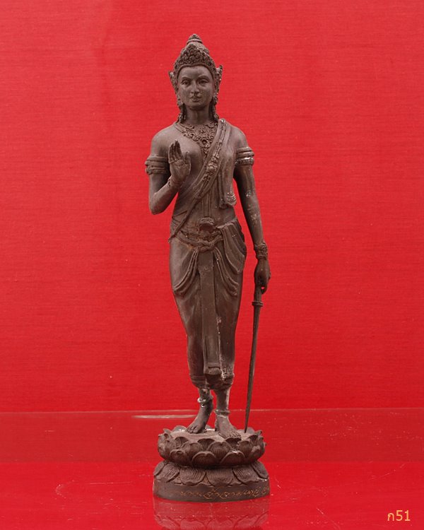 พระบูชาพระนางจามเทวี วัดสันป่ายางหลวง จ.ลำพูน ปี 2538