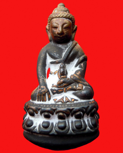 พระกริ่งพุทธองค์ หลวงปู่หมุน ฐิตสีโล เนื้อนวโลหะผสมชนวนเก่าของหลวงปู่ หมายเลข ๕๑ ปี ๒๕๕๖