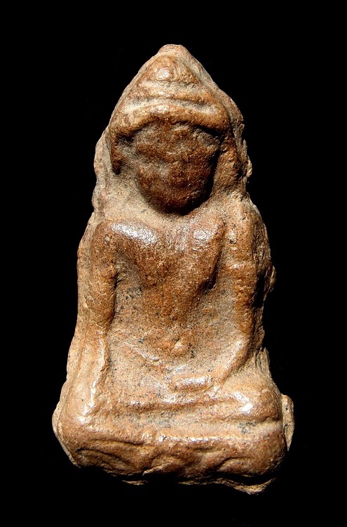 เทริดขนนก ฐานบัว เนื้อดิน ลพบุรี