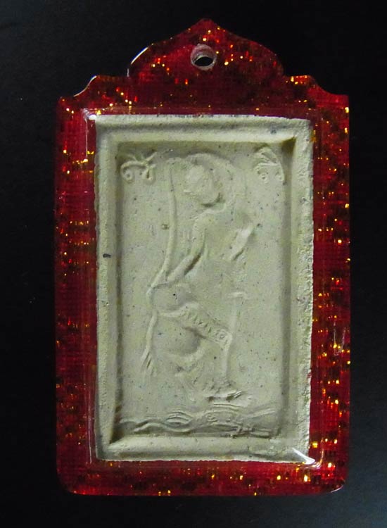 สมเด็จแหวกม่านสมาธิหลังพระแม่ธรณีมวยผม หลวงปู่หมุน วัดซับลำใย