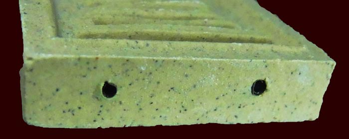 ระสมเด็จปรกโพธิ์ 9 ใบหลังพระแม่ธรณีมวยผม พิมพ์ใหญ่ เนื้อนิยม หลวงปู่หมุน ออกวัดซับลำใย