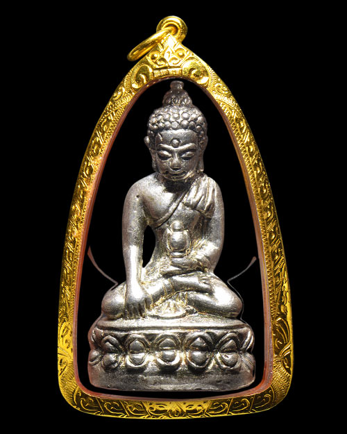 พระกริ่งเฉลิมพล หลวงปู่ทวด วัดช้างให้ จ.ปัตตานี รุ่นสร้างโรงพยาบาลโคกโพธิ์ เนื้อเงิน 2539 สภาพสวย