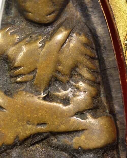 เตารีดปั๊มซ้ำ บล็อกแตก หลวงปู่ทวด วัดช้างให้ จ.ปัตตานี เนื้อแดง+เลี่ยมทอง+บัตรรับรองครับ