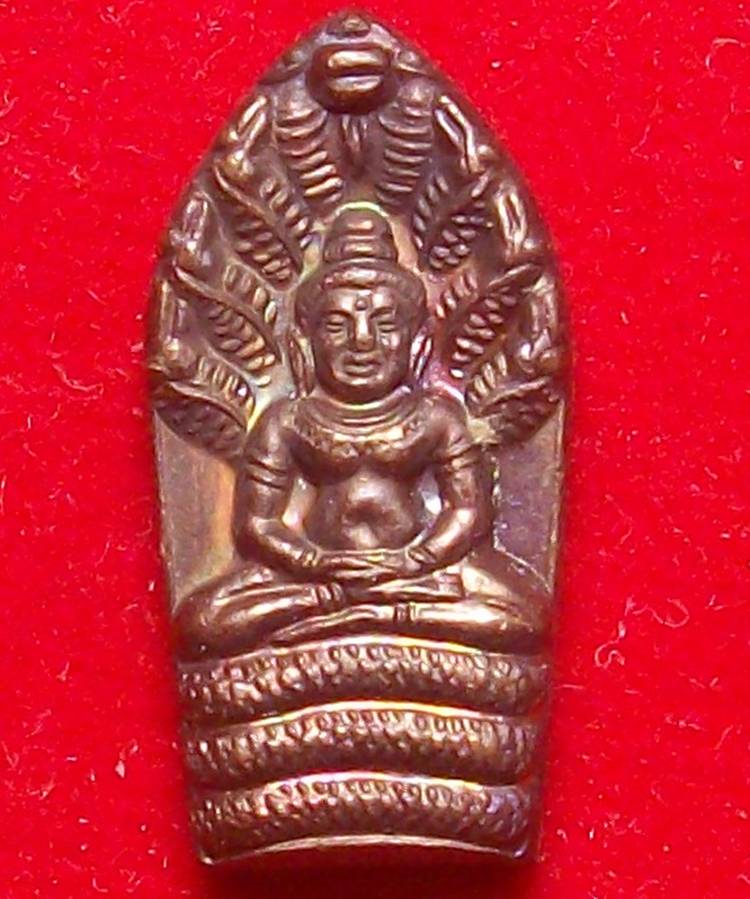 พระปรกใบมะขาม หลวงปู่หงษ์ พรหมปัญโญ ปี 2542