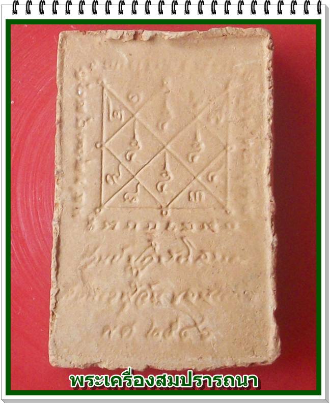 พระพิมพ์มหามงคลพระพุทธนฤมิตโชค ศูนย์ปฏิบัติธรรมเวฬุวัน ขอนแก่น สาขาวัดอัมพวัน หลวงพ่อจรัญ เสกไตรมาส