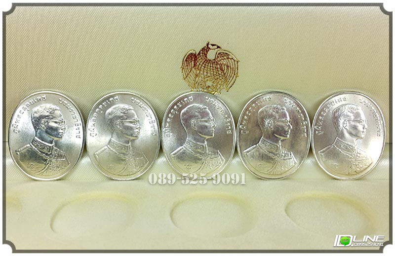 ปัญจภาคี-เงิน-ใหญ่..พระพุทธปัญจภาคี ฉลองสิริราชสมบัติ 50 ปี กาญจนา ปี 2539_(UNC.+ ครบชุด)