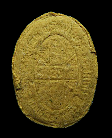 พระผงดวงเศรษฐี เนื้อผงพุทธคุณ ผงผสมเกศา, จีวร, ชานหมาก หลวงปู่หมุน ปี 2543