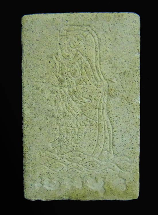 พระสมเด็จปรกโพธิ์ 9 ใบหลังพระแม่ธรณีมวยผม เนื้อนิยม A หลวงปู่หมุน ออกวัดซับลำใย