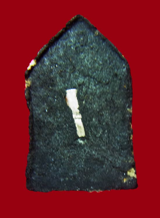 ขุนแผนทรงพลเล็ก เนื้อผงยา หลังตะกรุดเงิน สวย หลวงปู่หมุน เดิมครับ