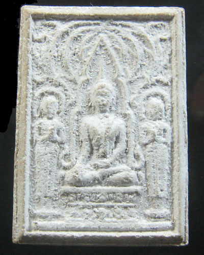 สมเด็จฐานสิงห์ หลังปรุหนัง ลป.โต๊ะ ลพ.กวย ปลุกเสก