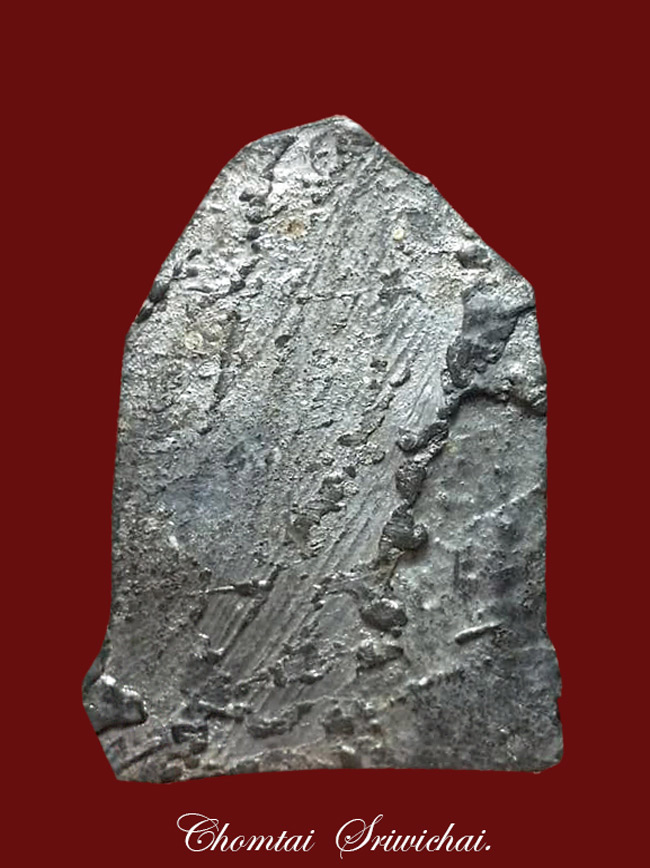 พระกรุวัดเพชร พิมพ์สมาธิ เนื้อชินเงิน จ.สระบุรี