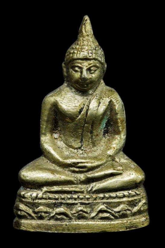 พระกริ่งวัดไผ่ล้อง พิมพ์เล็กมีโค้ด เนื้ออัลปาการ์ ปี2513 จ.ระยอง หลวงปู่ทิม ปลุกเสก