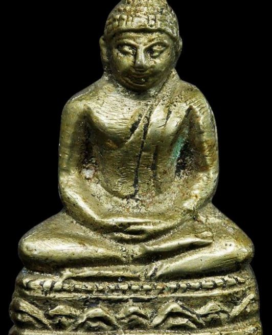 พระกริ่งวัดไผ่ล้อง พิมพ์เล็กมีโค้ด เนื้ออัลปาการ์ ปี2513 จ.ระยอง หลวงปู่ทิม ปลุกเสก