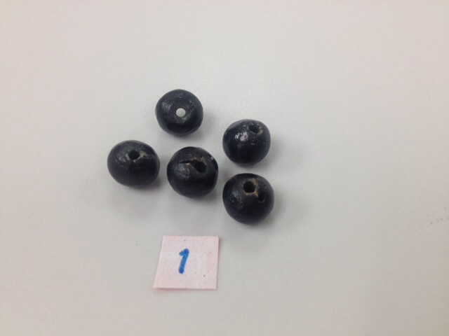 ชุดที่ 1 ประคำ เสาร์ 5 ปี 43 รวม 5 เม็ดเล็ก หลวงปู่หมุน