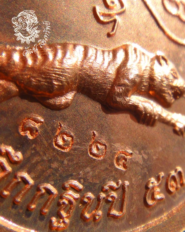 เหรียญทีระลึกกฐิน ปี 53 รุ่นเจริญธรรม เนื้อทองแดง หลวงพ่อสิน วัดละหารใหญ่ หมายเลข 8224