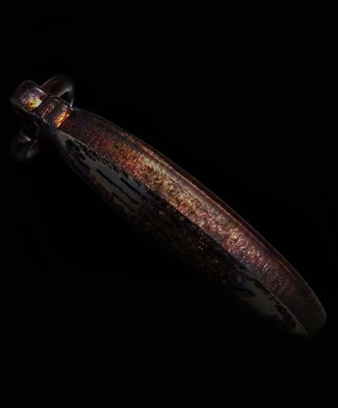 เหรียญเล็กหน้าใหญ่ หลวงปู่หมุน ปี42เนื้อทองแดง ผิวรุ้งๆ สวยมาก เดิมๆ ไม่ผ่านการใช้ กล่องเดิมๆจากวัด