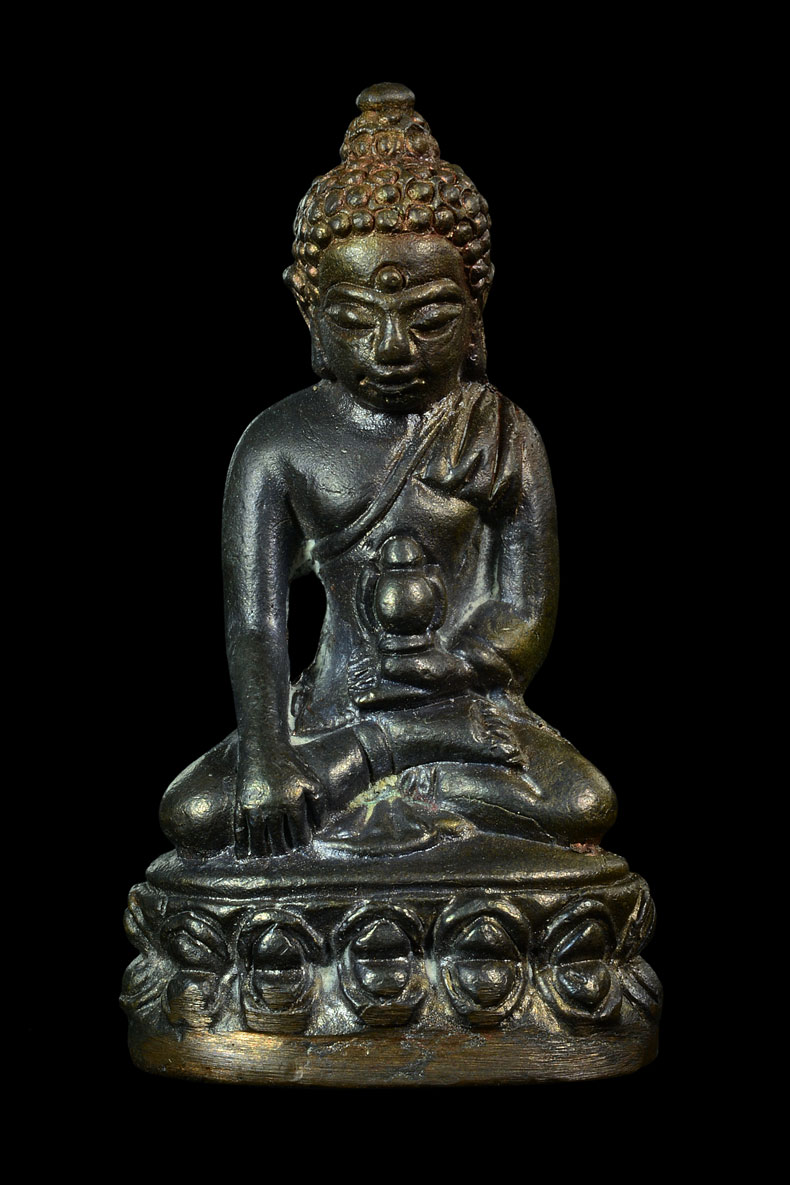 พระกริ่งเฉลิมพล เนื้อนวะโลหะ รุ่นสร้างโรงพยาบาลโคกโพธิ์ วัดช้างให้ ปี 2539