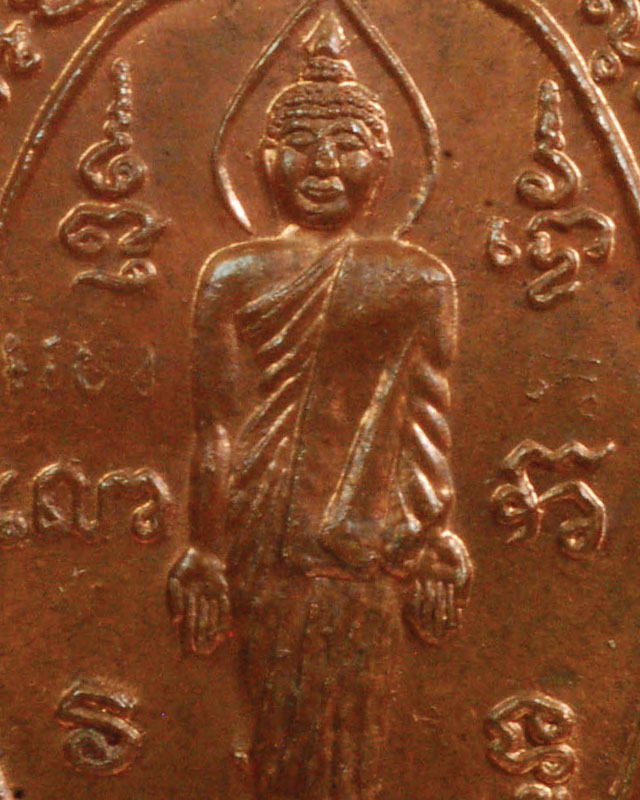 เหรียญพญาเต่าเรือน รุ่นปางเปิดโลก หลวงปู่หลิว วัดไร่แตงทอง เนื้อทองแดง พิมพ์ใหญ่ (เคาะเดียว)
