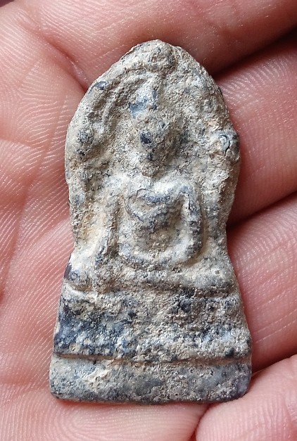 (( เคาะเดียวแดง)))​ ชินราชใบเสมา ฐานสูง เนื้อชินตะกั่ว