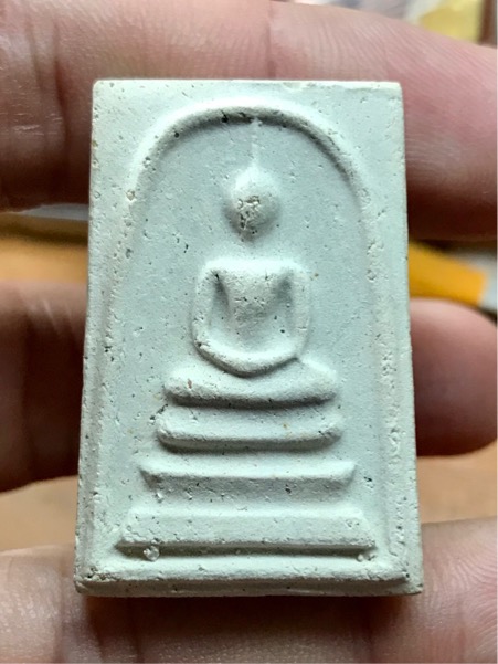 พระสมเด็จบางขุนพรหม พิมพ์ใหญ่เกศจุด ไข่ปลาเดี่ยว ตัดมือ ปี 2531