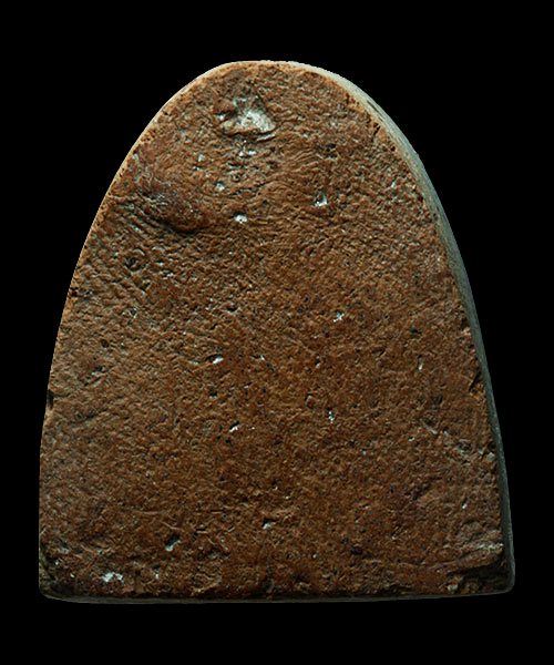 พระเนื้อดิน กรุวัดกระชาย อยุธยา พิมพ์ปางมารวิชัย ตัดเดี่ยว