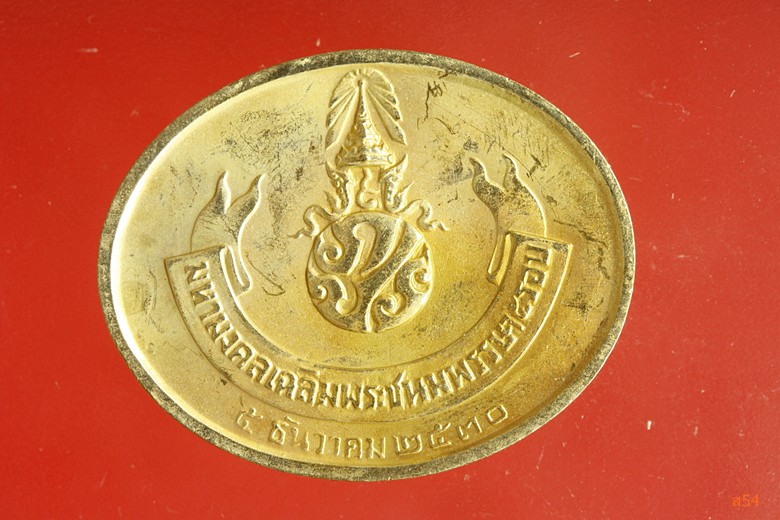 เหรียญพระนอนหลังภปร. วัดโพธิ์ ปี 2530..../2