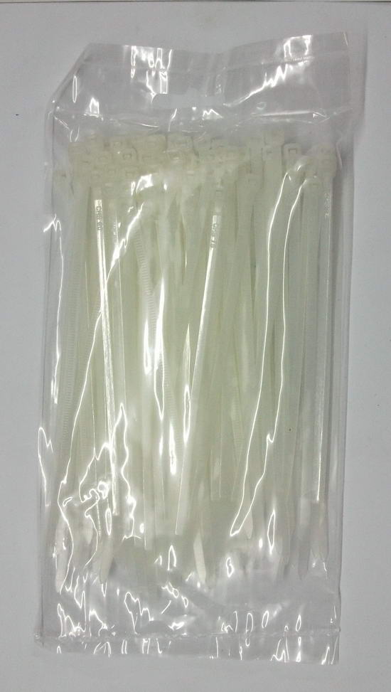 คเบิ้ลไทร์ (cable tie) สายรัดเคเบิ้ลไทร์ (หนวดกุ้ง) 6"