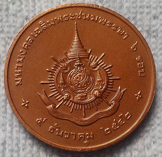 เหรียญที่ระลึกทองแดงมหามงคลเฉลิมพระชนมพรรษา 6 รอบ พ.ศ.2542
