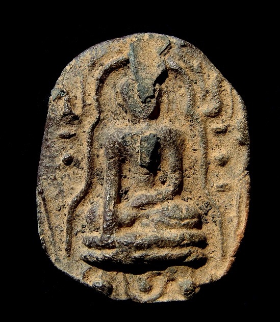 พระหัวใจกำแพงเดี่ยว กรุเตาทุเรียง สุโขทัย ผิวเดิมๆจากกรุ ระดับประกวดแชมป์