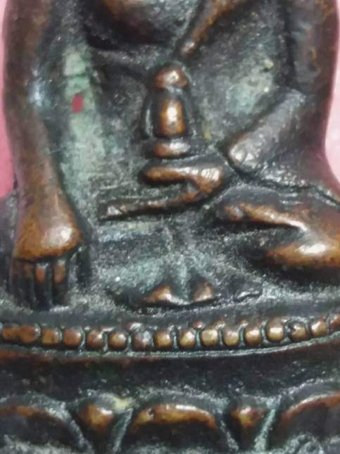 พระกริ่งบัวรอบใหญ่ท่านเจ้าคุณนรฯ ปี2512 เนื้อทองผสม ออกที่วัดวังกระโจม จ.นครนายก