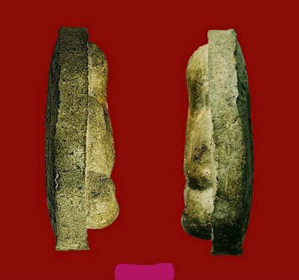 พระปิดตาจัมโบ้ 2 เนื้อใบลานแช่น้ำมนต์เดิมๆสวยๆครับเคาะเดียว